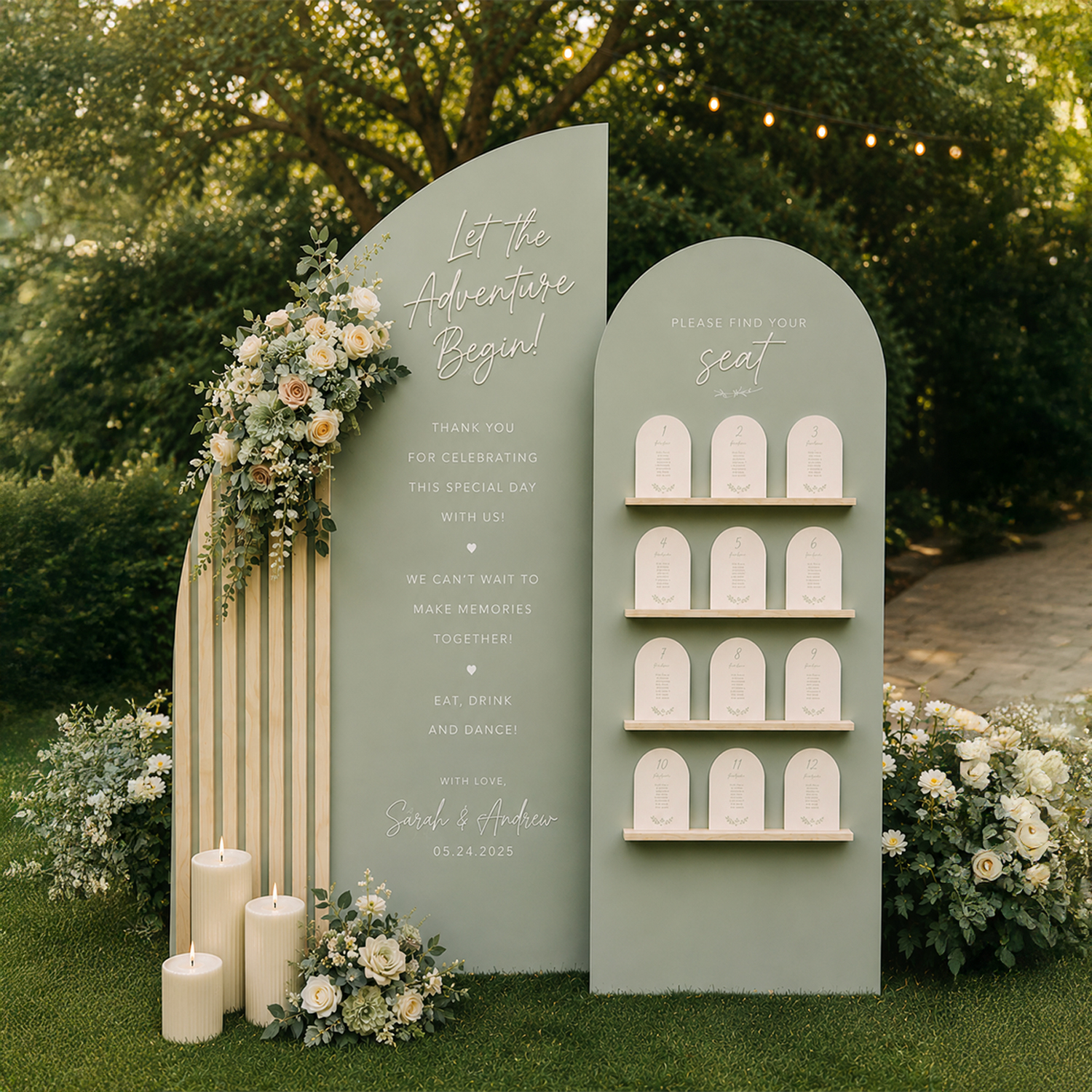 The Coastal Sage Backdrop Set